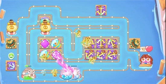 保卫萝卜4阿波尼克号第五十关通关技巧