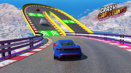 疯狂汽车特技巨型坡道游戏