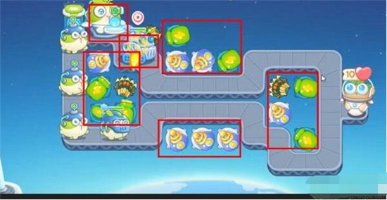 保卫萝卜4太空穿越第二十二关闯关闪电炮攻略