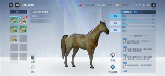 诺亚之心养马匹的介绍以及培养技巧